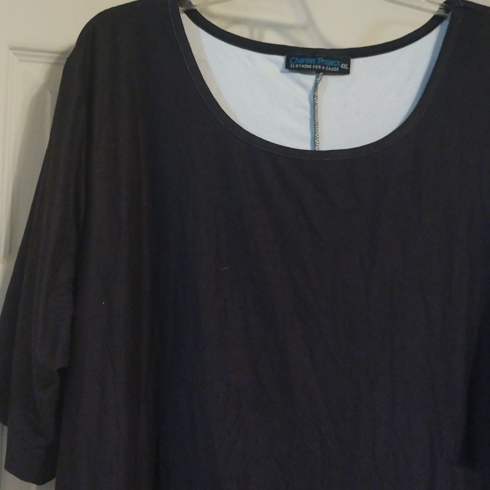 Charlie's project Ursula inspired 3/4 sleeve trapeze dress with pockets size 4x - Picture 3 of 6